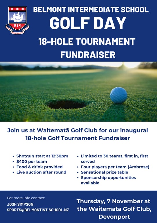 Belmont Intermediate Golf Fundraiser