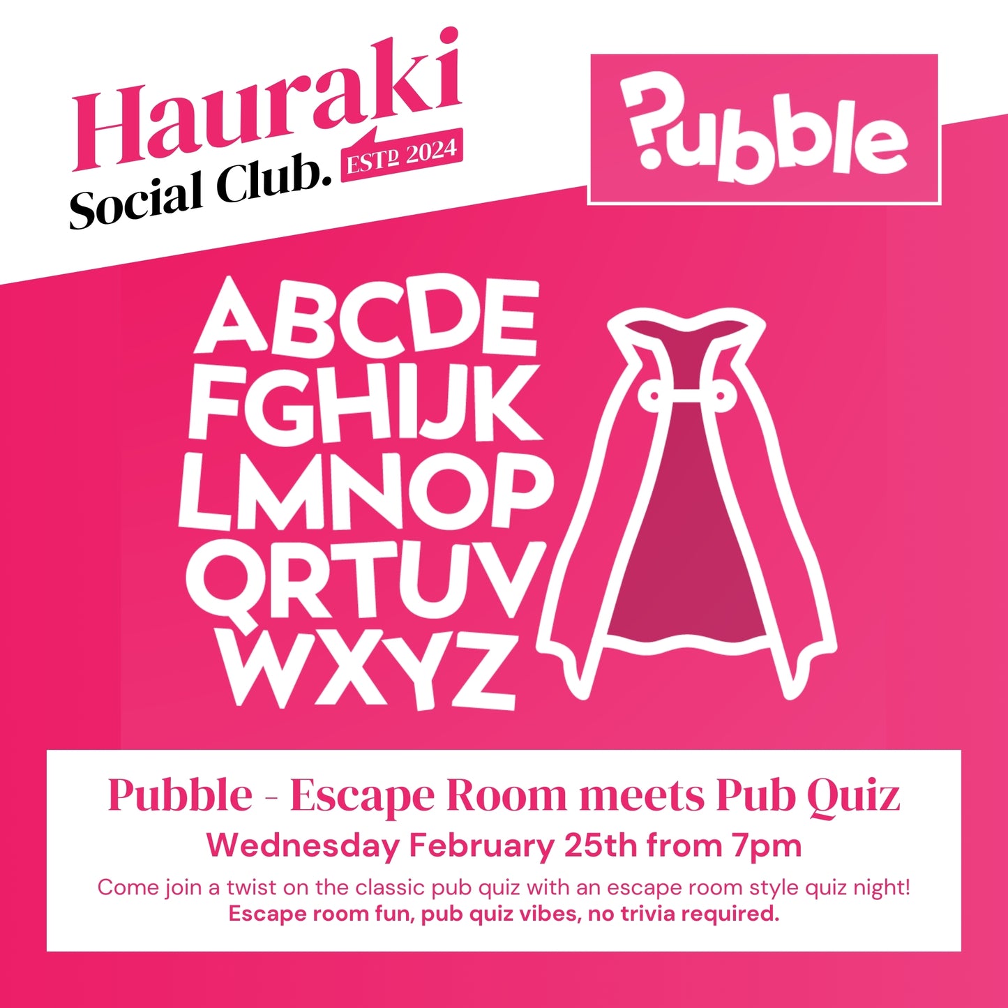 Pubble - Pub Quiz meets Escape Room