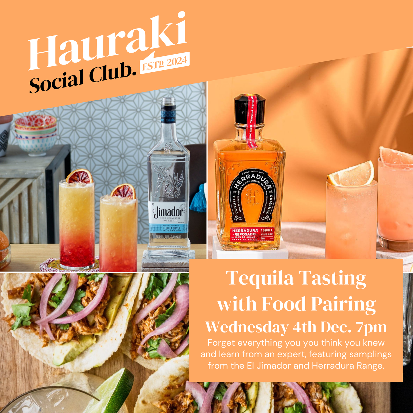 Tasting Night: Tequila and Food Pairings