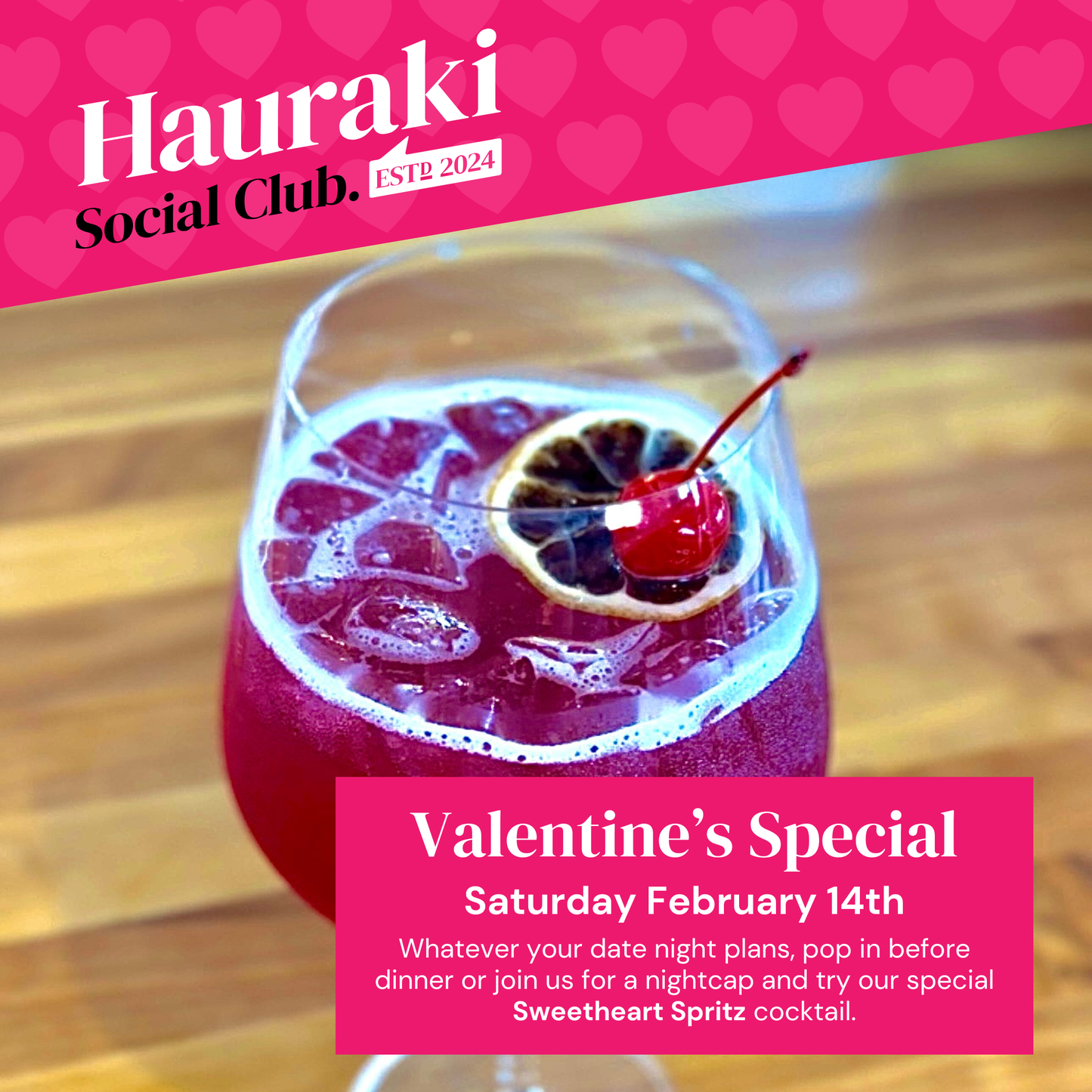 Valentine's Cocktail Special